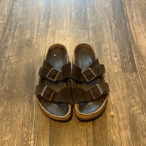 Brown Birkenstocks
